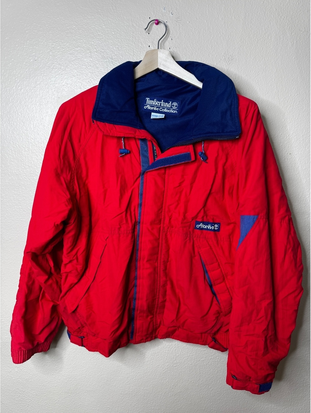 Vintage Timberland Alexi's Collection Mens XL Gore-Tex Red Nylon Jacket